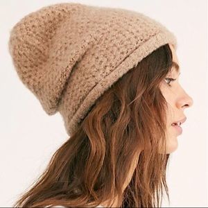 Free People Dreamland NWT Slouchy Waffle Beanie